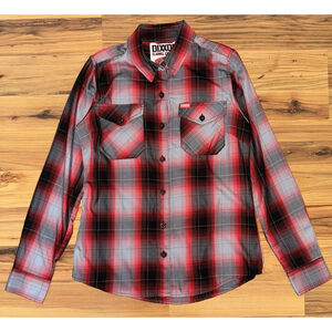 Dixxon Flannel Co Plaid Shirt Sz Small Biker Western Workwear Grunge Outdoors